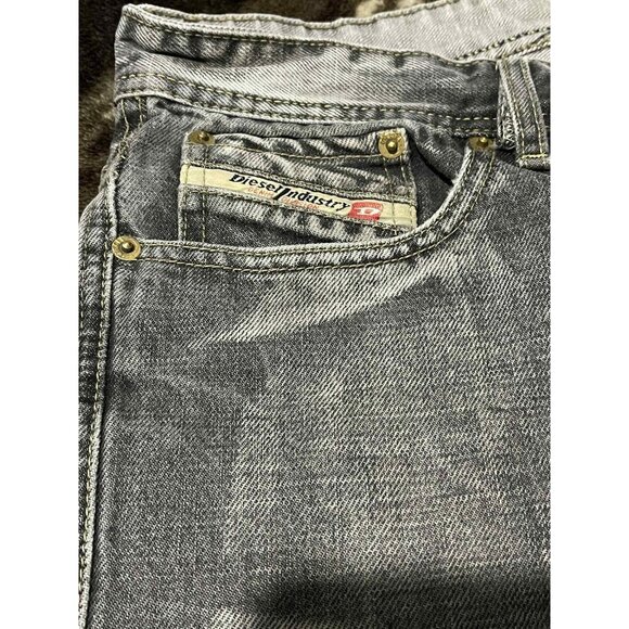 Diesel Jeans Mens 32x31 Bootcut Distressed Denim Pants Made In Italy - Picture 3 of 7
